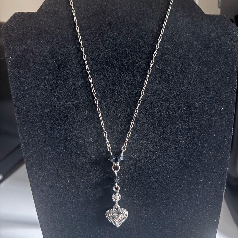 Silver Heart Pendant Necklace